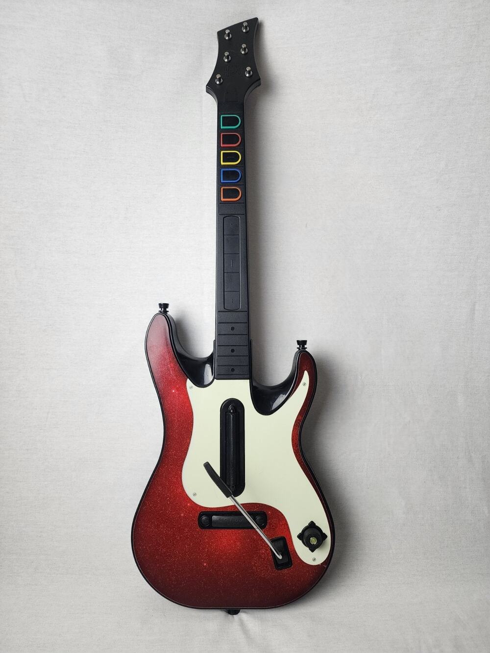 Xbox 360 Guitar Hero Guitar Controller Cherry Red 95905.805 No Strap